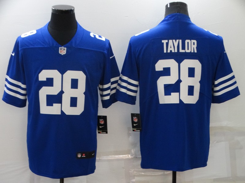 Men's Indianapolis Colts Jonathan Taylor #28 Blue Jersey
